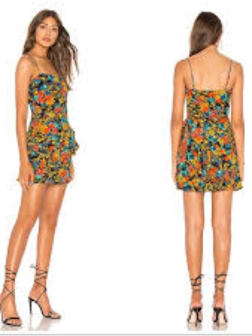 Lovers + Friends Multicolor Floral Mini Dress